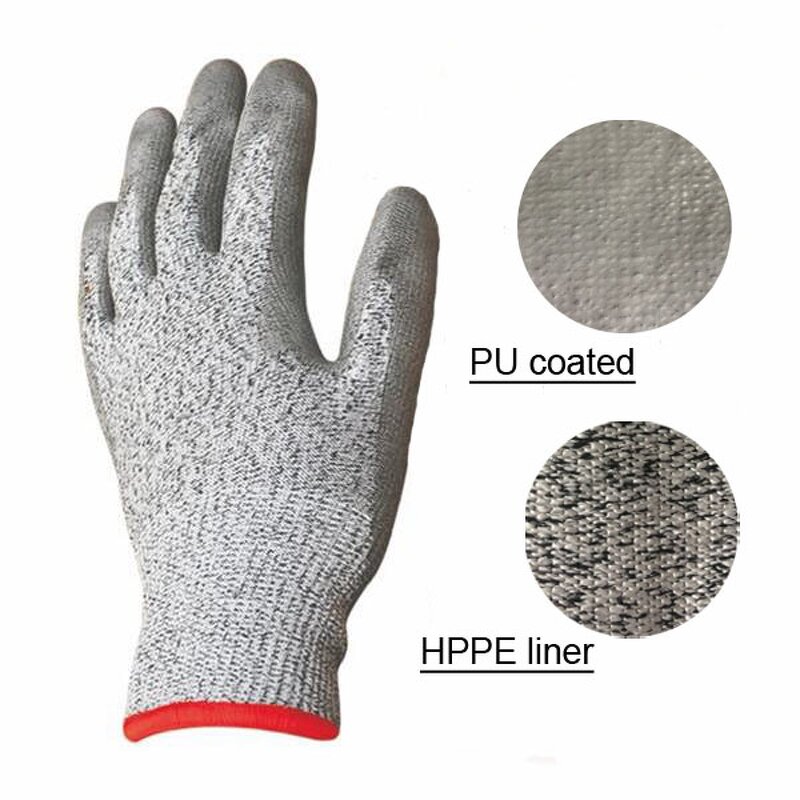 Anti-cut PU Coated Gloves Manufacturer - OEM/ODM Custom Hot Sale Level 5 Anti-cut PU Coated Gloves