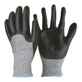 Cut Resistant Safety Gloves Manufacturer - OEM/ODM Custom HPPE PU Coated Level 5 Anti-cut Work Gloves