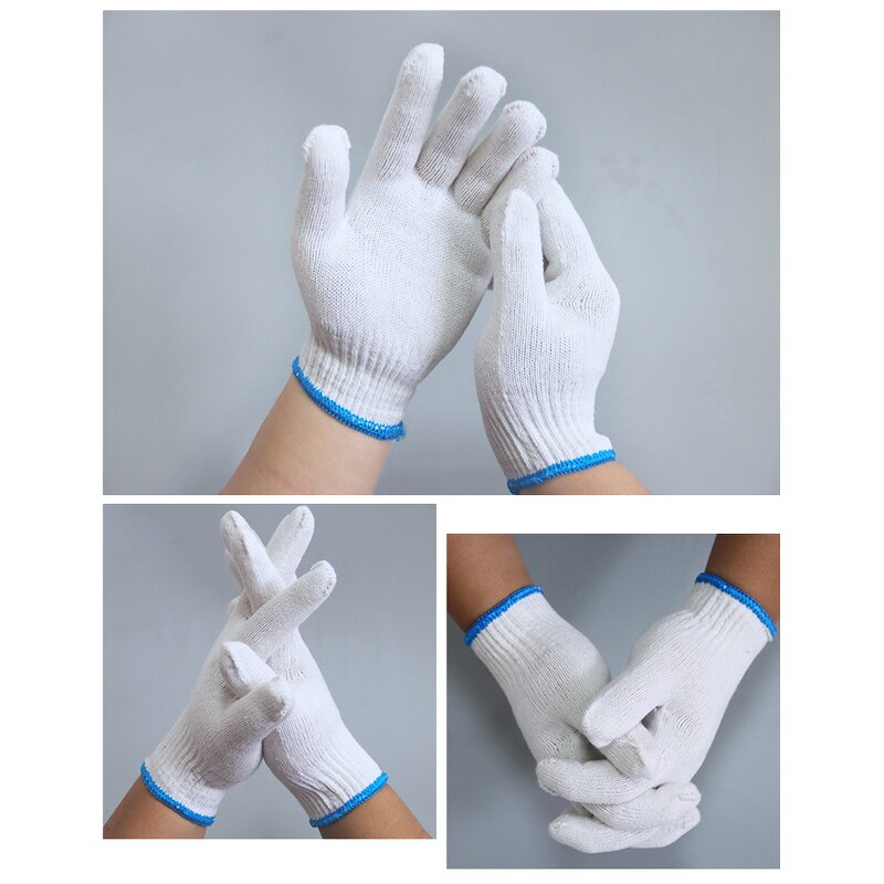 Cotton Garden Gloves Manufacturer - OEM/ODM Custom 500g/doz Cotton Gloves 10 Gauge Knitted Work Gloves