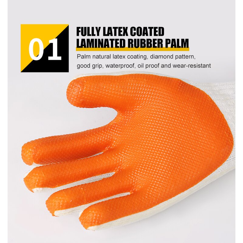 Double Color Mixed Gloves Manufacturer - OEM/ODM Custom TF Double Color Mixed Latex Laminated Rubber Gloves