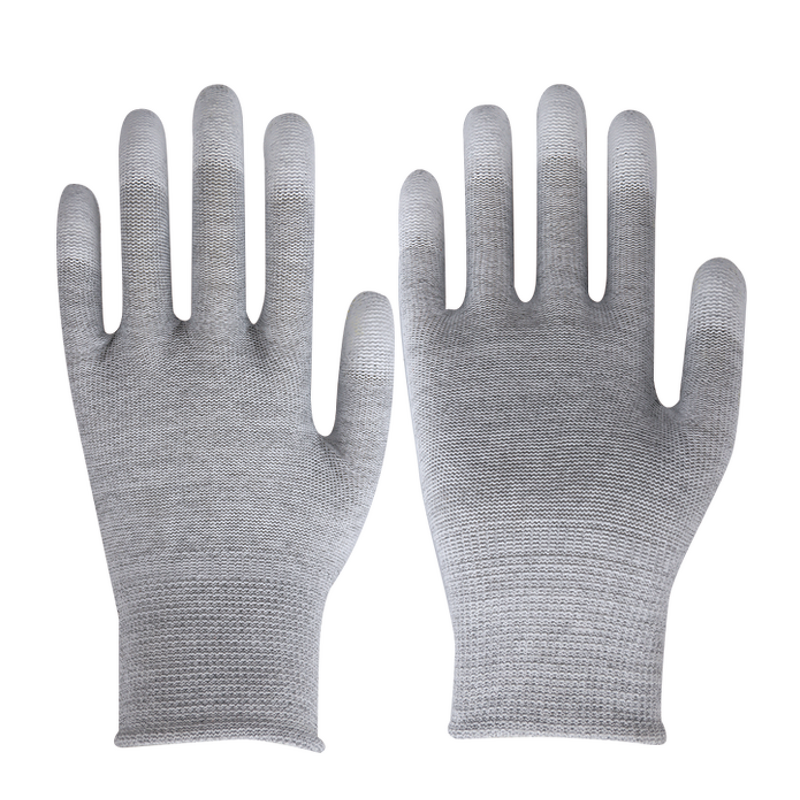 13G White PU Coated Gloves Manufacturer - OEM/ODM Custom 13G White Polyester White PU Palm Coated Gloves