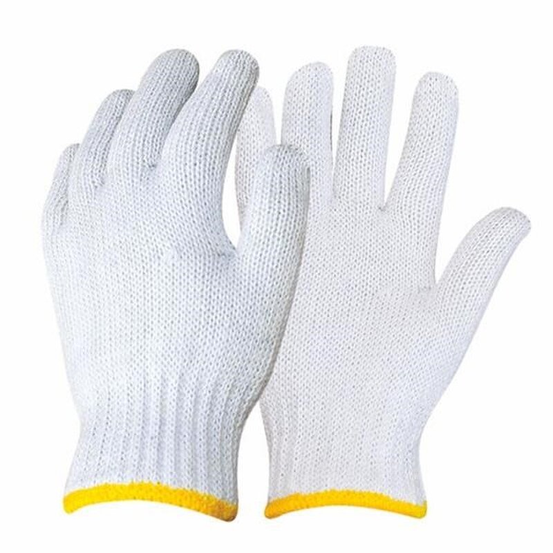 Cotton Safety Glove Factory - OEM/ODM Custom White Cotton Safety Glove for Working