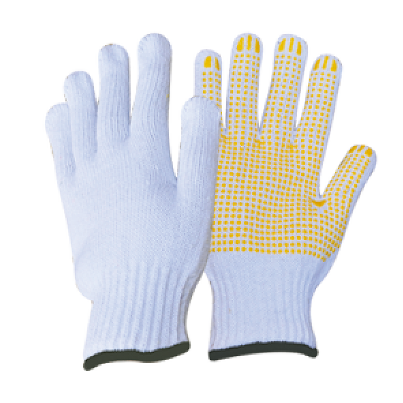 PVC Dotted Construction Gloves Factory - OEM/ODM Custom PVC Dotted Construction Cotton Safety Hand Gloves