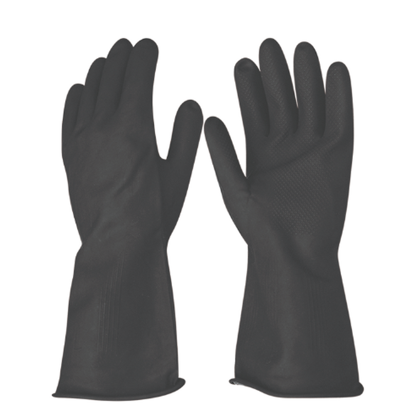 Industrial Latex Glove Factory - OEM/ODM Custom Chemical-Resistant Black Industrial Latex Glove OEM Packing