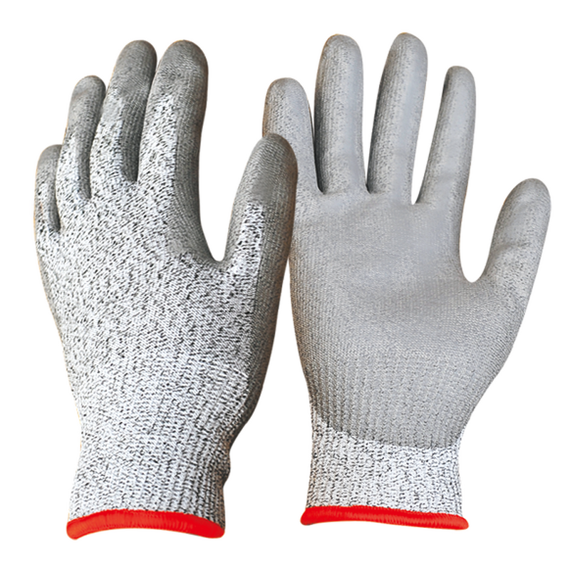 Cut Resistant PU Gloves Manufacturer - OEM/ODM Custom String Cotton Knitted Cut Resistant PU Gloves