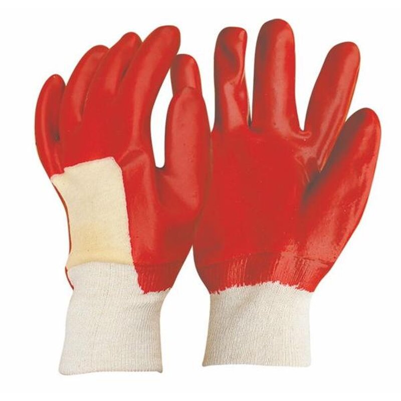 Oil Resistant Red Pvc Gloves Factory - OEM/ODM Custom Oil Resistant Red Pvc Work Gloves