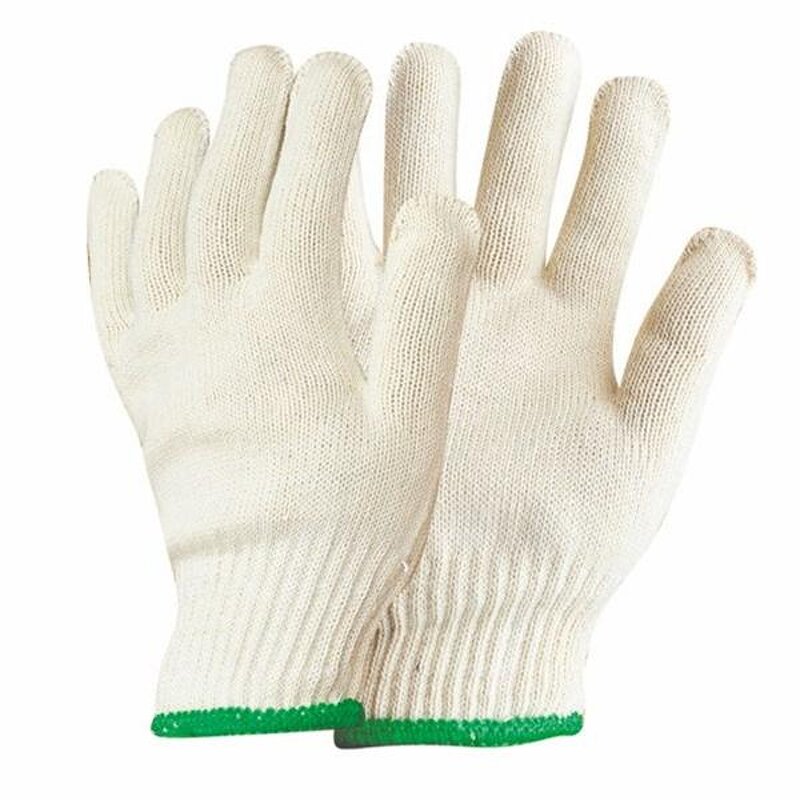 Construction White Cotton Gloves Factory - OEM/ODM Custom Cheap Construction White Cotton Knitted Hand Gloves