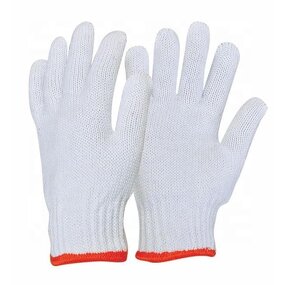 Cotton Safety Glove Factory - OEM/ODM Custom White Cotton Safety Glove for Working