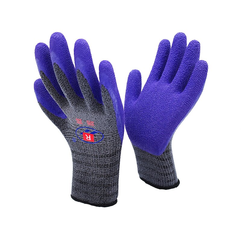 Latex Foam Coated Gloves Supplier - Black Honeycomb Foam Industrial Gloves