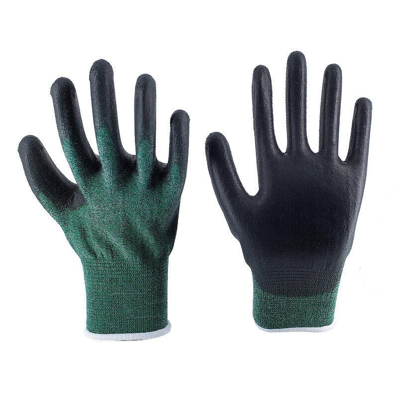Cut Resistant PU Coated Gloves Factory - EN388 Level 5 Custom Grip Industrial