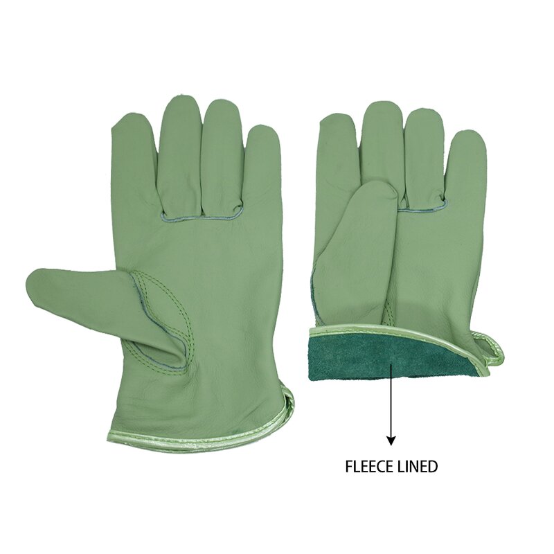 Fleece Lined Leather Work Gloves Factory - Protective Waterproof for Factory Use