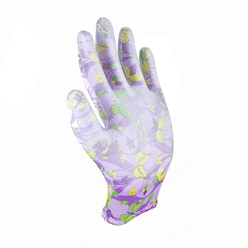 PU Coated Work Gloves Factory - Durable Nylon Gloves for Construction