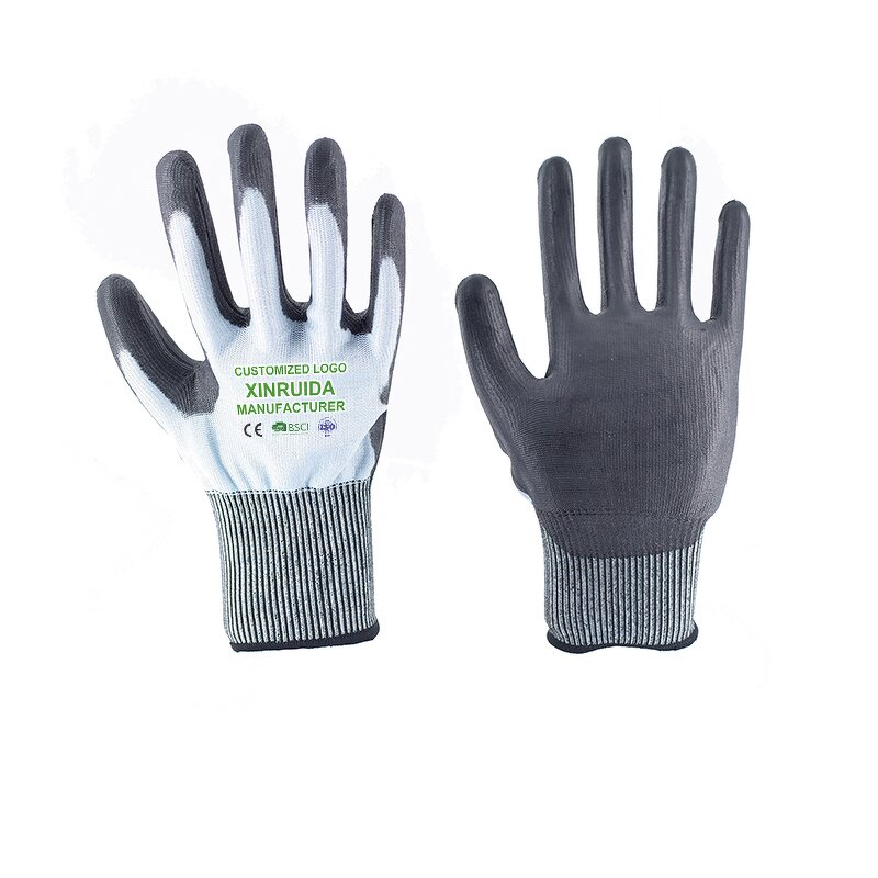 Cut Resistant PU Coated Gloves Manufacturer - Level 5 HPPE Glass Proof Anti Cut