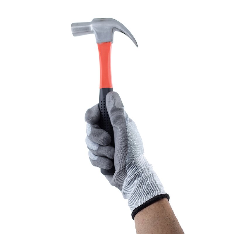 Cut Resistant PU Coated Safety Gloves Factory - ANSI Level-5 HPPE Protection