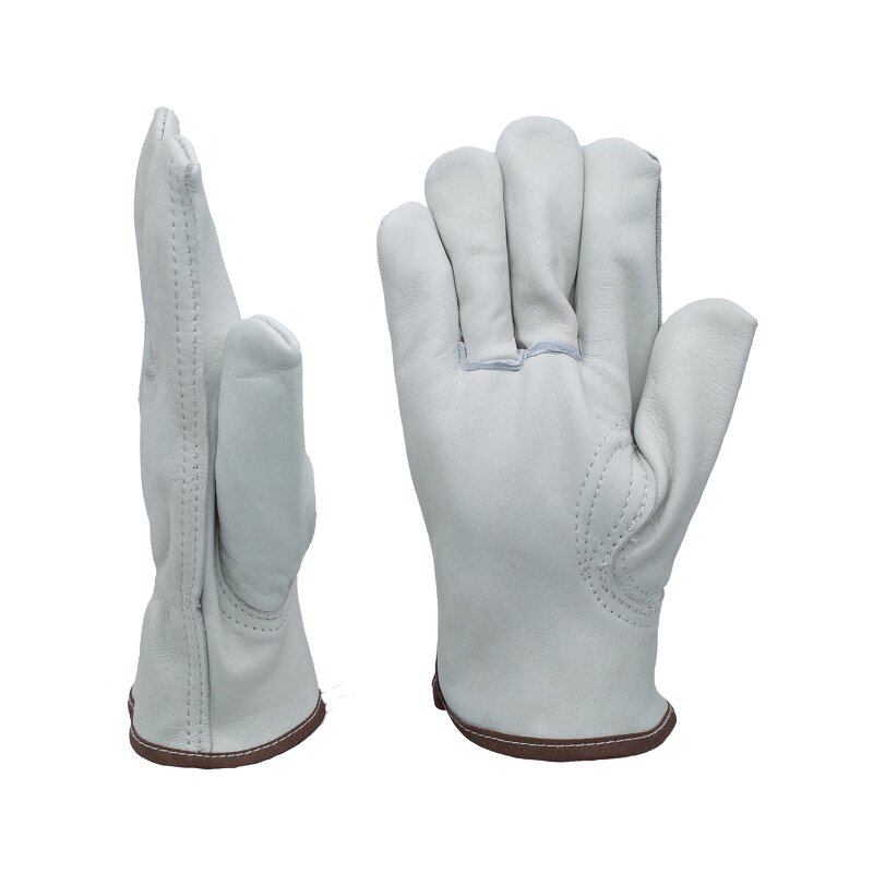 Leather Work Gloves Manufacturer - Protective Waterproof Fleece Lined for Driving