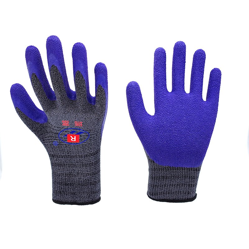 Latex Foam Coated Gloves Supplier - Black Honeycomb Foam Industrial Gloves