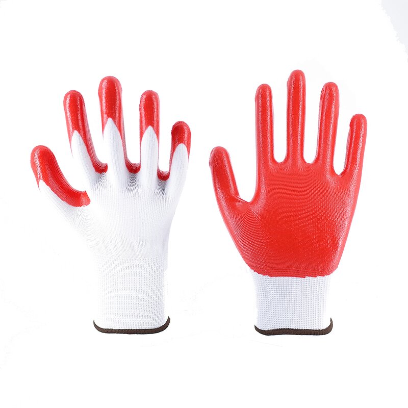 Nitrile Coated Work Gloves Factory - OEM Wholesale for Gardening and Industrial