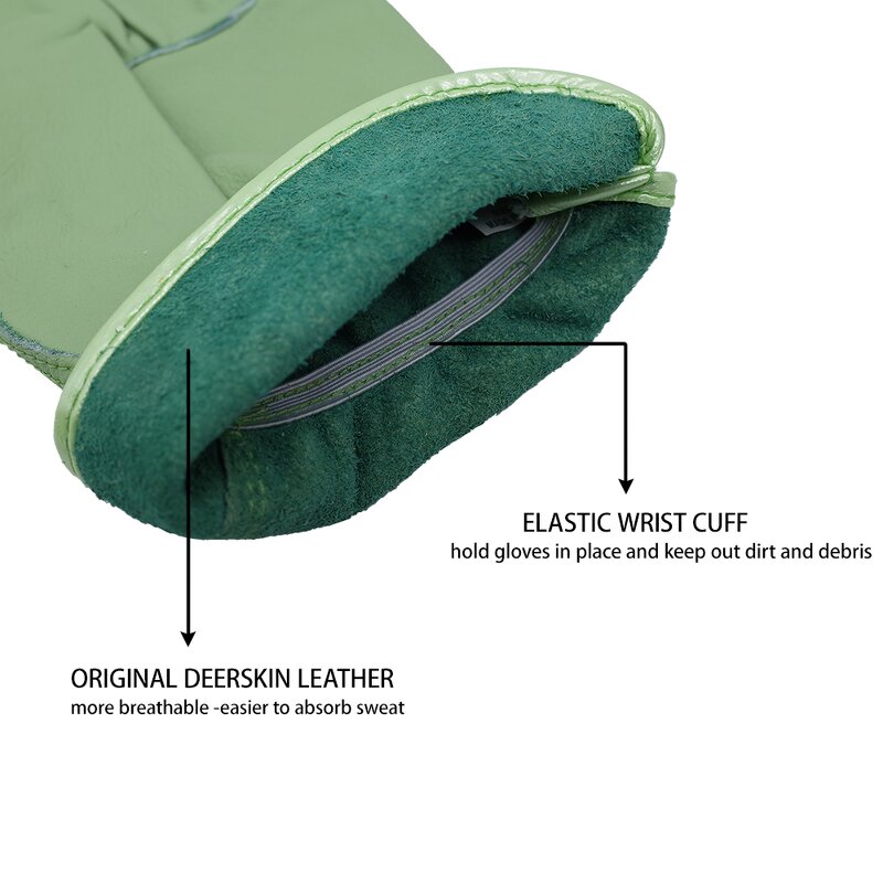 Fleece Lined Leather Work Gloves Factory - Protective Waterproof for Factory Use