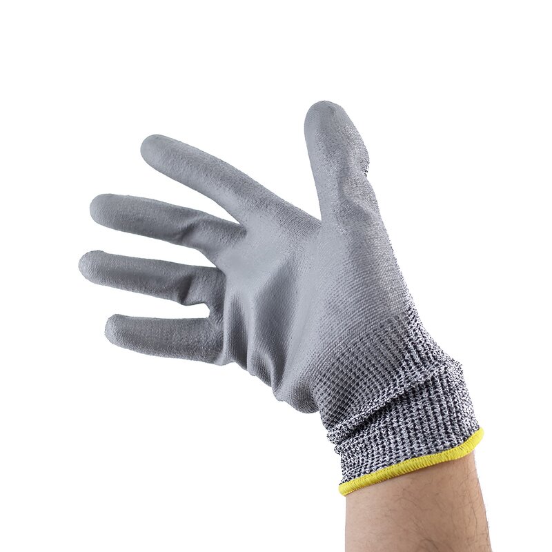 Cut Resistant PU Coated Gloves Supplier - ANSI Level-5 HPPE High Performance