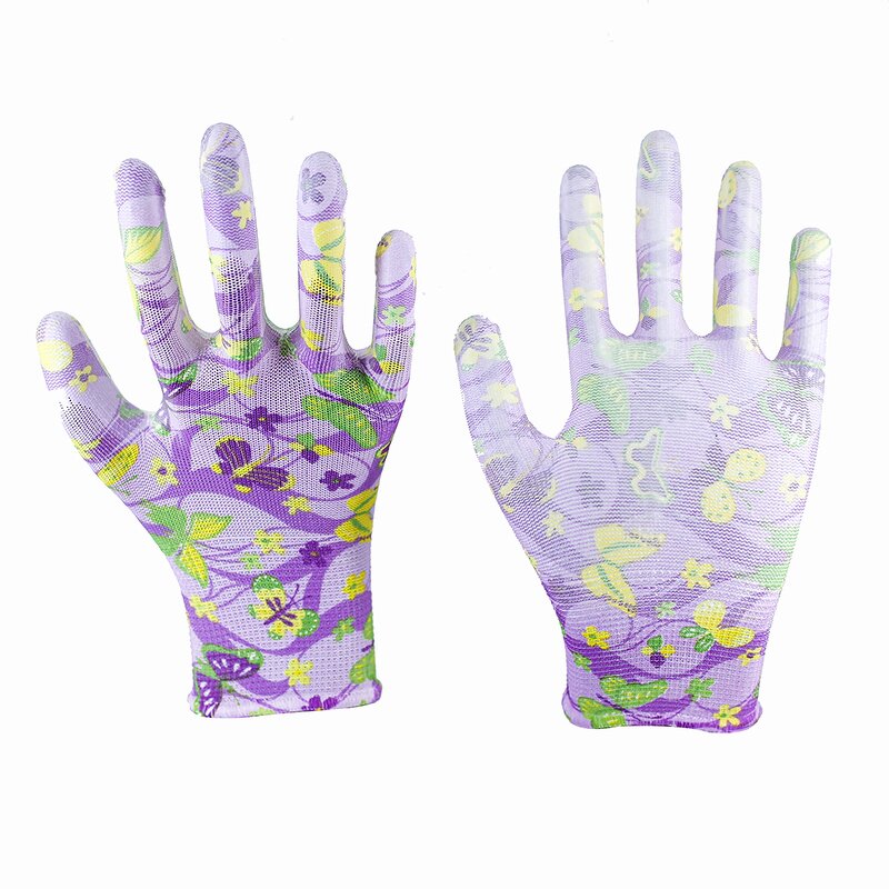 PU Coated Work Gloves Factory - Durable Nylon Gloves for Construction