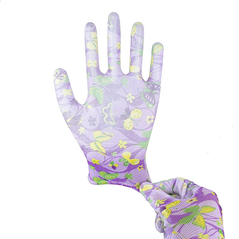 PU Coated Work Gloves Factory - Durable Nylon Gloves for Construction