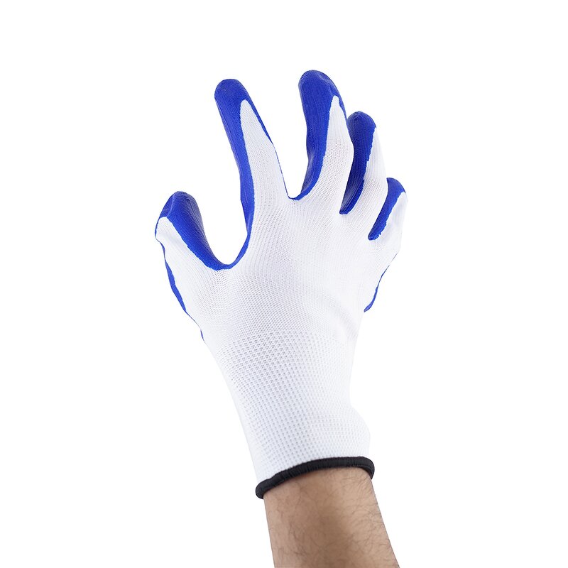 Nitrile Coated Safety Gloves Factory - Nylon Lining Non-Slip Oil-Proof Exam Gloves