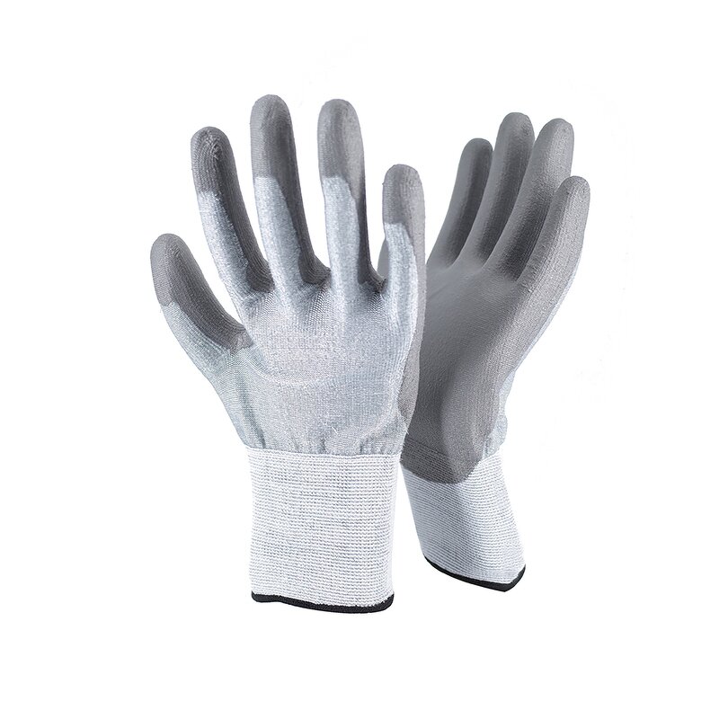 Cut Resistant PU Coated Safety Gloves Factory - ANSI Level-5 HPPE Protection