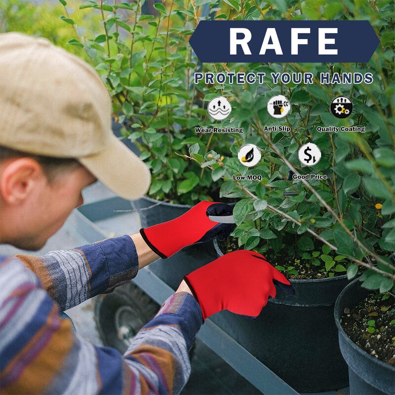 Latex Coated Work Gloves Supplier - Custom Logo EN388 for General Purpose