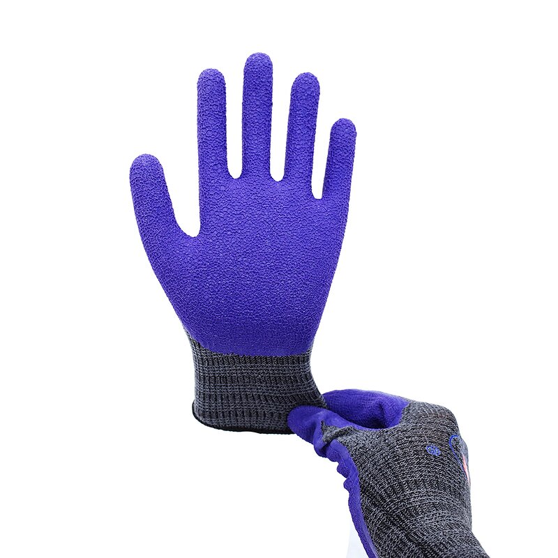 Latex Foam Coated Gloves Supplier - Black Honeycomb Foam Industrial Gloves