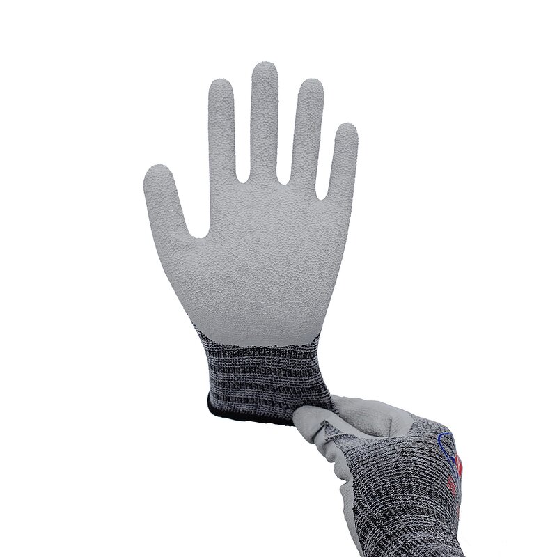 Latex Foam Coated Gloves Factory - Green Slip Resistant Waterproof Work Gloves