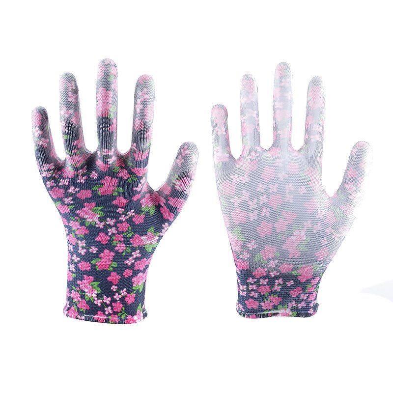 ESD PU Coated Gloves Manufacturer - White Safety Gloves for Construction