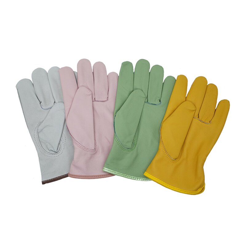Leather Working Gloves Supplier - Waterproof Fleece Lined for Welding and Driving