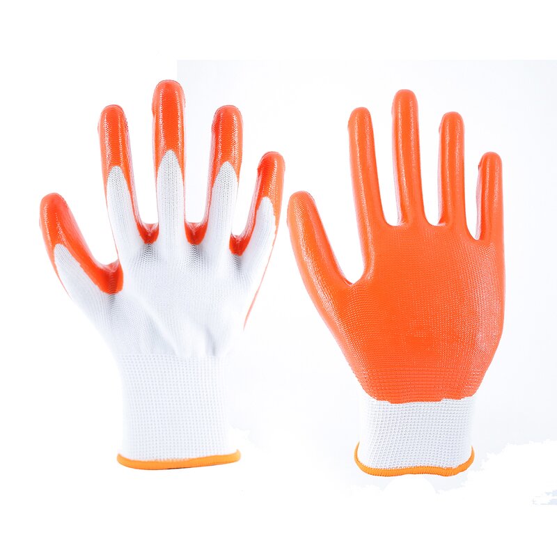 Nitrile Coated Work Gloves Factory - OEM Wholesale for Gardening and Industrial