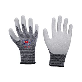 Latex Foam Coated Gloves Factory - Green Slip Resistant Waterproof Work Gloves