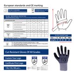 Nitrile coated gloves