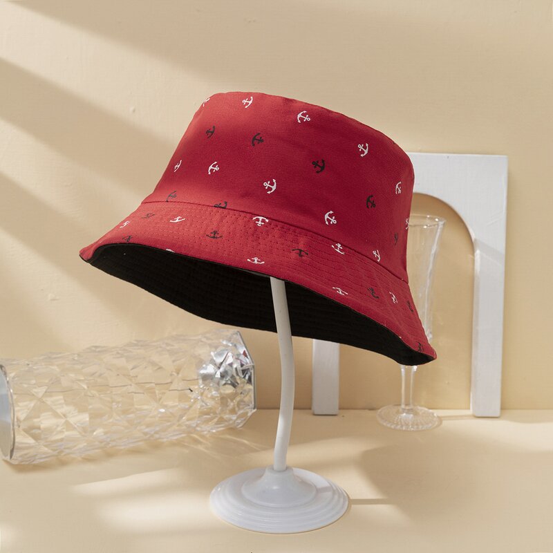 Bucket Hat Supplier - Print Fisherman Hat Outdoor Travel Sun Cap