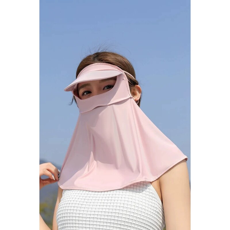 Sun Mask Supplier - Women Summer Ice Silk UV Protection Sport Face Mask