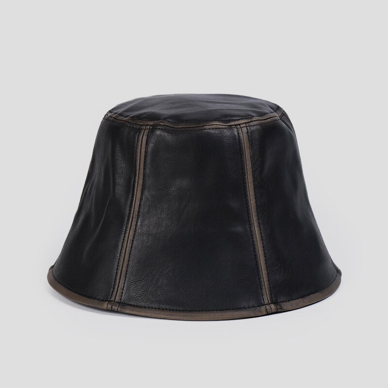 Bucket Hat Supplier - PU Leather Packable Sun Hat for Travel Hiking