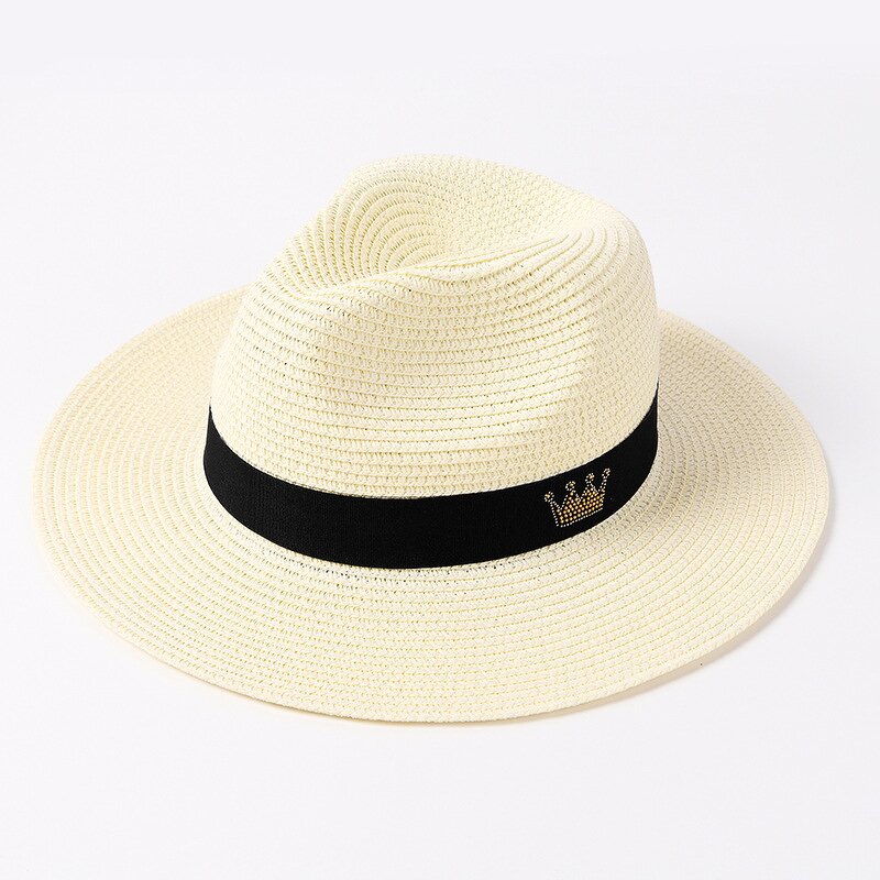 Straw Hat Supplier - Fashion Panama Straw Hats Summer Outdoor Holidays