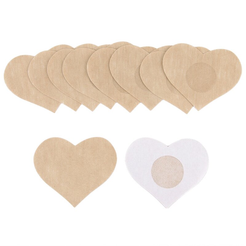 Nipple Covers Factory - 5 Pairs Women Invisible Breast Lift Tape Nipple Stickers