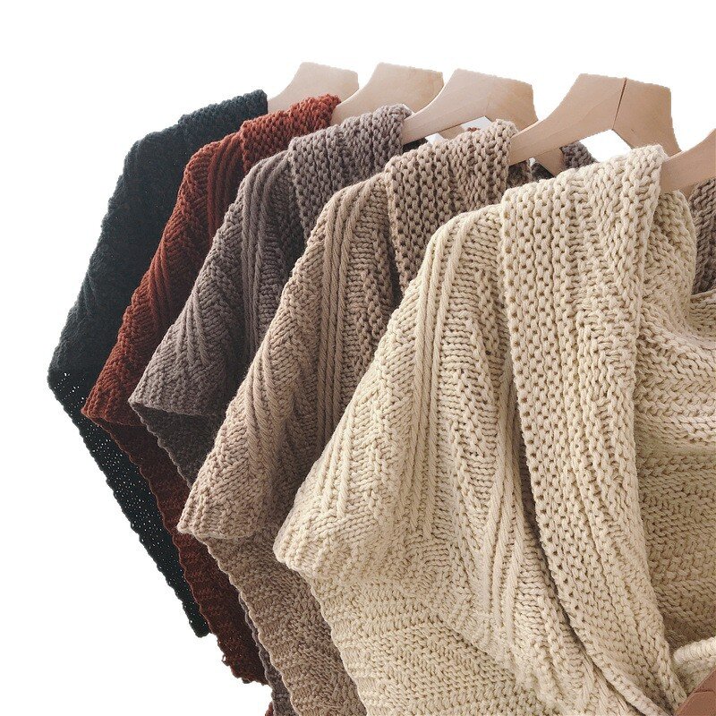 Scarf Cape Manufacturer - Warm Women 100% Wool Dual-use Triangle Scarf