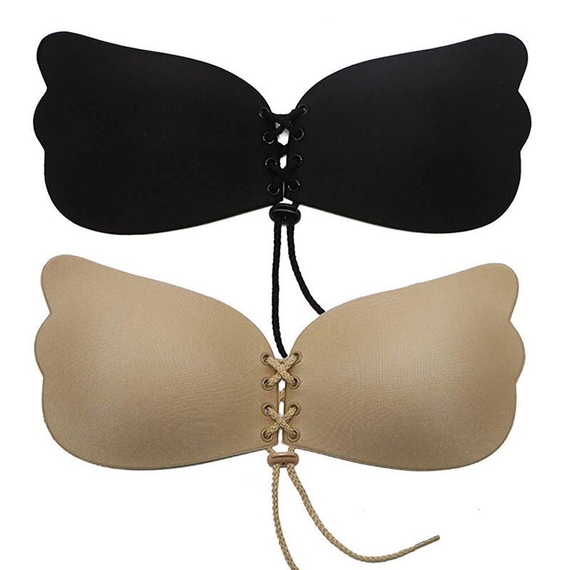 Strapless Bra Factory - Soft Seamless Self Adhesive Fly Bras Push up Bra