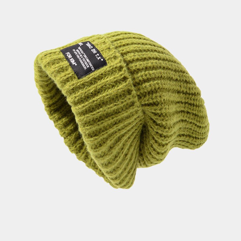 Knitted Hat Supplier - Custom Autumn Winter Warm Skull Hat Large Size