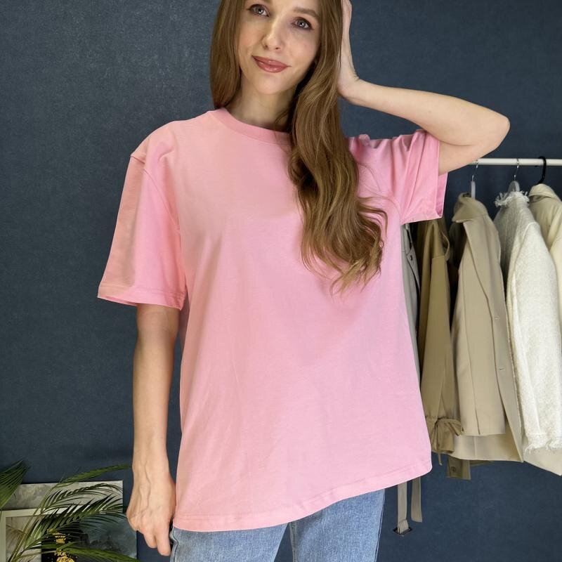 T Shirt Factory - 100% Comb Cotton Oversized Hip Hop LOGO Custom T-shirt