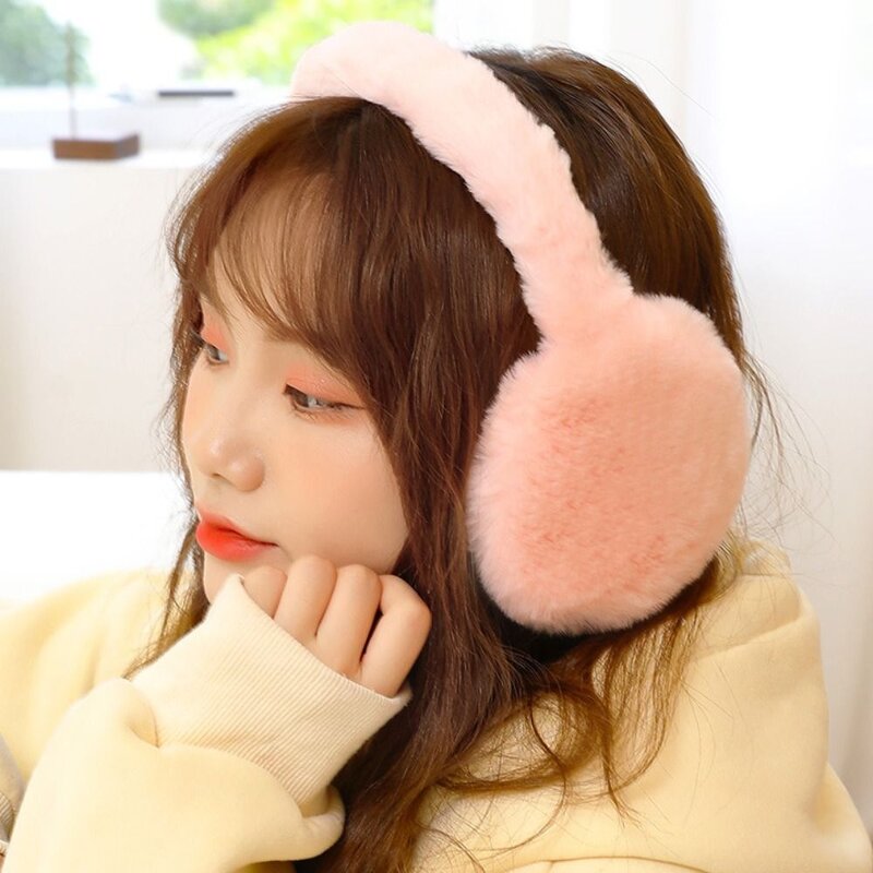 Earmuffs Manufacturer - Women Winter Faux Fur Warm Foldable Ear Warmers