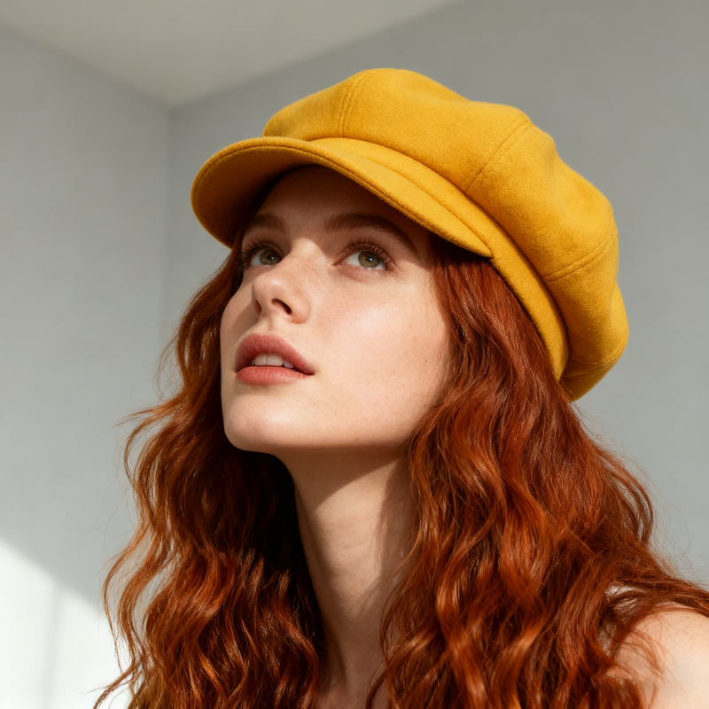 Newsboy Hat Manufacturer - Autumn Winter Women Warm Wool Felt Beret Cap