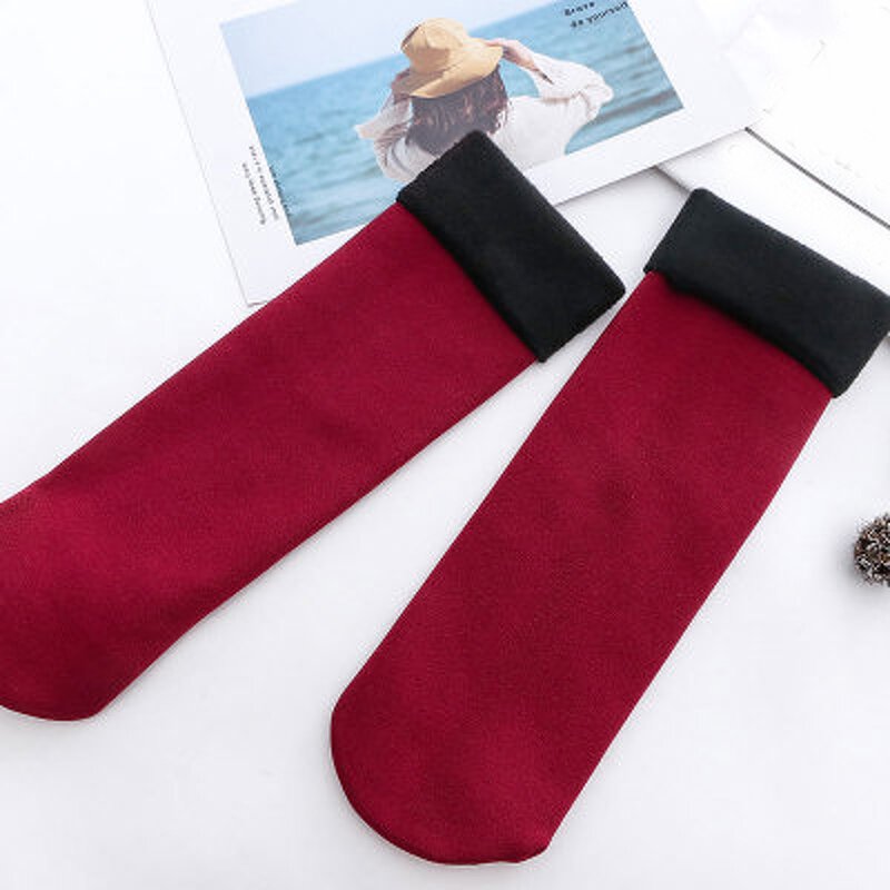 Women Socks Factory - Wholesale Trendy Winter Warmer Thick Thermal Crew Socks