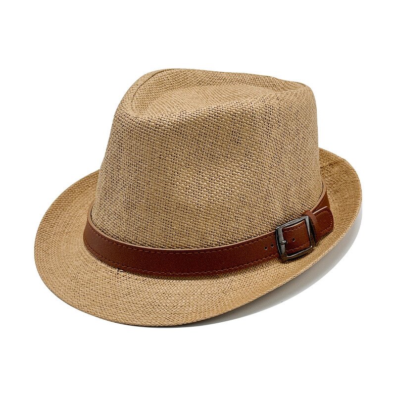Straw Hat Factory - Panama Trilby Short Brim Sun Hat for Men Women