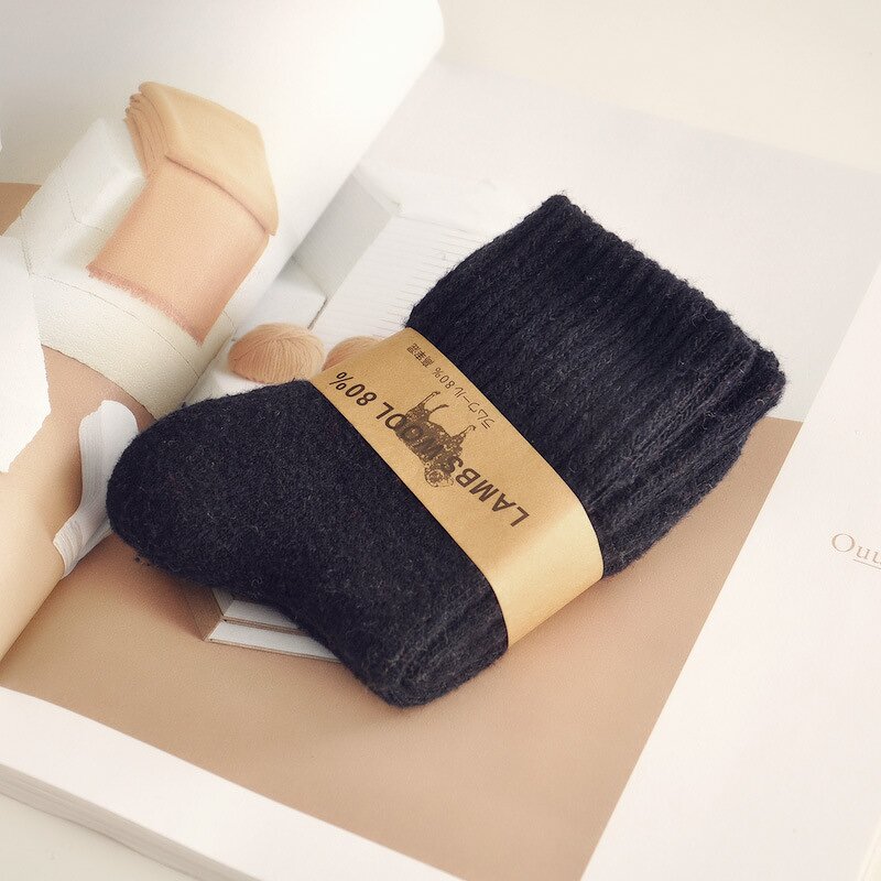 Wool Socks Factory - Women Thick Thermal Warm Winter Casual Long Socks