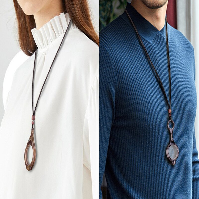 Reading Glasses Supplier - Charms Mini Folding Pendant Necklace Magnifier